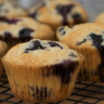 áfonyás muffin, diétás recept