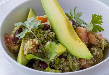 quinoa saláta vegan recept