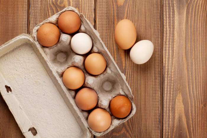 Táplálkozási cikk a tojásról