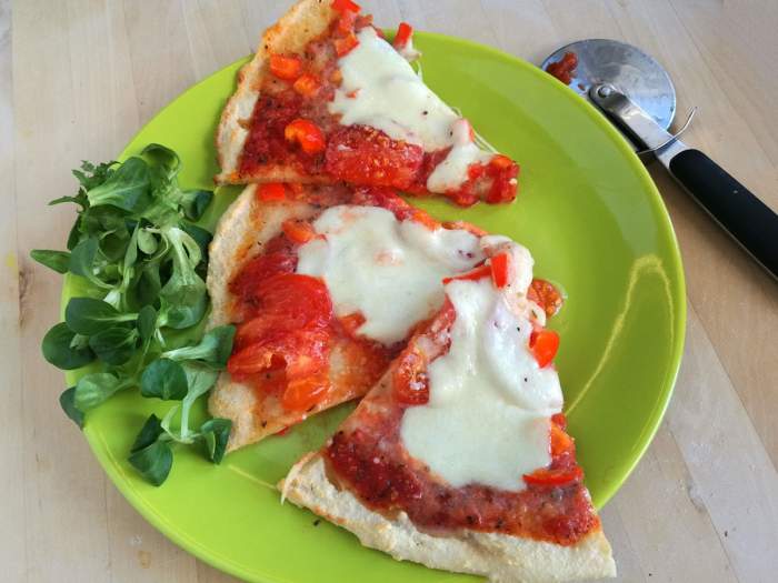 gluténmentes vékony pizzatészta recept