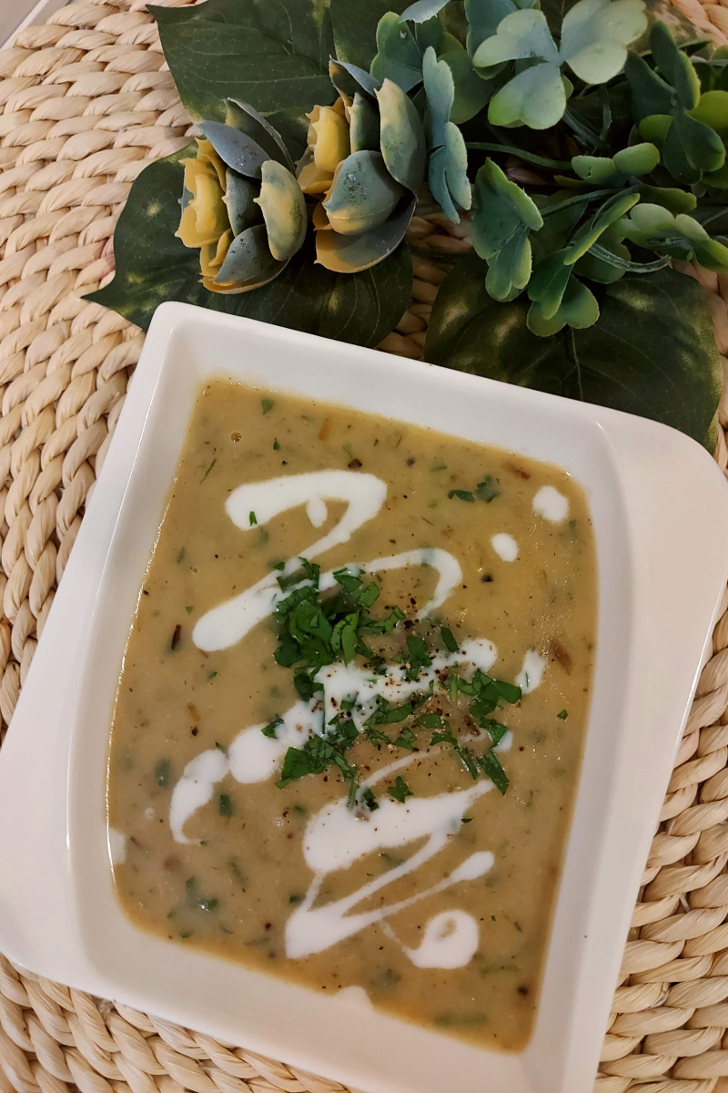 Vegán csicsókakrémleves.